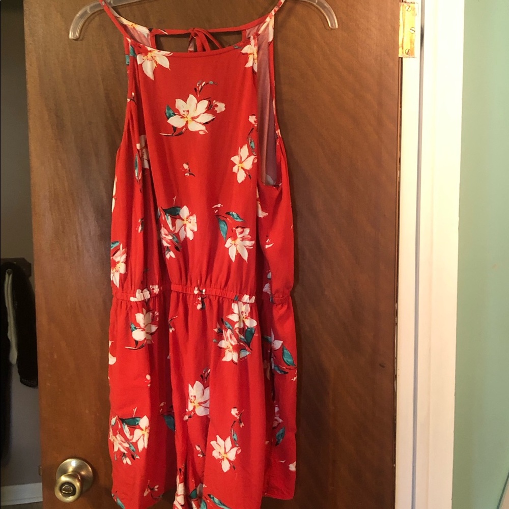 SO Floral Romper With Pockets